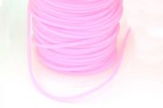 Gummisnøre Hot Pink 2 mm hul