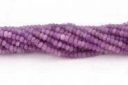 Facetteret Malaysia Jade 2x4 mm Lys Violet