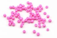 Seed beads Hot Pink 6/0 ca.4 mm