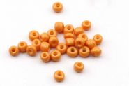 Seed beads Orange 6/0 ca.4 mm