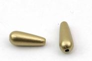 Dråber acryl matte guld 13x5 mm 20 stk