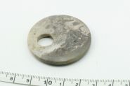 Fossil Jasper donut vedhæng 40 mm