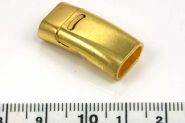 Magnetlås hul 10,5x5 mm guldfarve