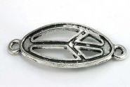 Mellemled Peace ca. 37x16 mm