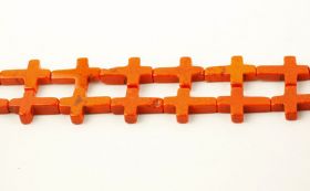 Magnesit kors 12x16 mm Orange 