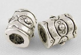 Tibetanske sølv perler 