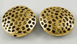 Tibetanske sølv perler golden 10 stk 