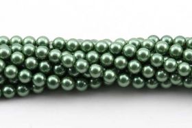 Shell perler 6 mm Grøn 