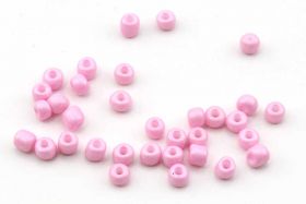 Seed beads Pink 6/0 ca.4 mm 