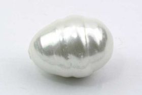 Shell Dråbe halvboret perle ca.23~25x18~19mm 