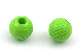 Golf bolde acryl perler 20 stk grønne 
