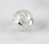 Stardust perler 8 m/m silver med mønster 