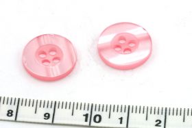 Knap 15 mm lyserød 