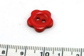 Knap blomst 14 mm rød 