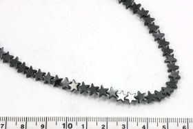 Hematit flad stjerne 6 mm 