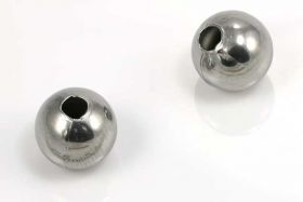 Rustfri stål perle 10 mm 