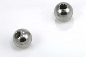 Rustfri stål perle 6 mm 