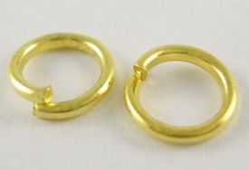 O-ring 8,3 mm hul guldfarvet 50 stk 