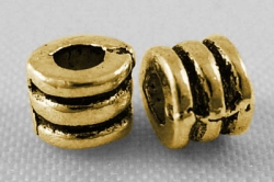Tibetanske sølv perler golden 