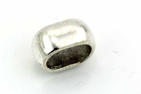 Metal perle oval hul 10 x 7 mm 