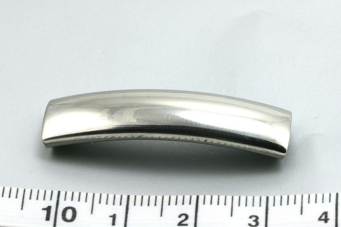 Rustfri stål flad rør hul 8x3,5 mm 