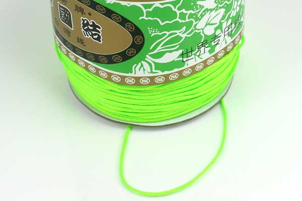 Nylonsnøre 1,5 mm neon grøn 