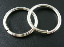 O-ring 13,2 mm hul sølvbelagt 10 stk 