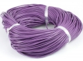 Lædersnøre lys violet 2 mm