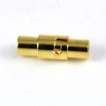 Magnet bajonet lås guld farve 4 mm