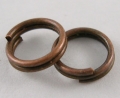O-ring dobbelt 8,5 mm hul Kobber farvet 50 stk